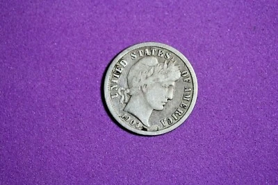 ESTATE FIND 1903 Barber Dime!!  #K1589 - Image 1 of 2
