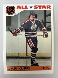 Jari Kurri 1985-86 Topps All-Star #3 Oilers Hall Of Fame Allstar