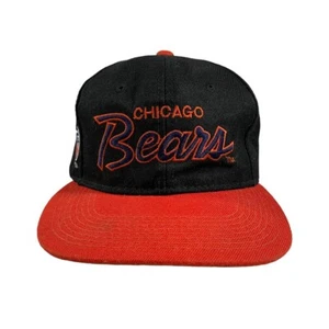 Chicago Bears Sports Specialties script double line vintage snapback hat NFL 90s - Picture 1 of 10