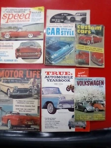 Assorted Vintage Car Magazines, 7 in total, 1956 to 1960 - Photo 1/4