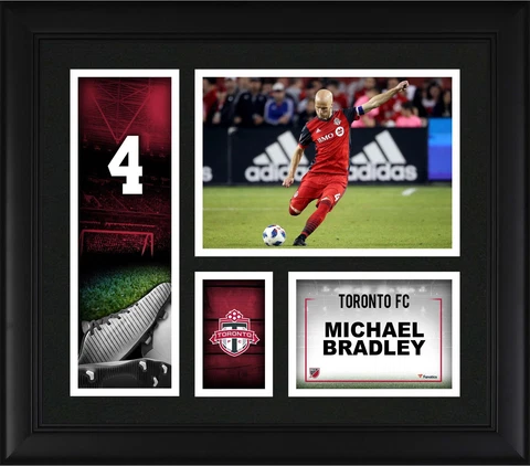 Michael Bradley Toronto FC Framed 15'' x 17'' Player Collage Cover