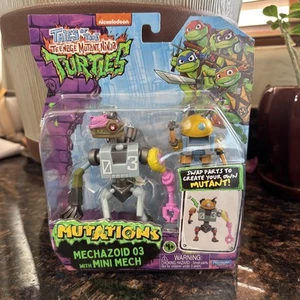 TMNT Teenage Mutant Ninja Turtles Mutations Mix N Match Mechazoid 03 w Mini Mech - Picture 1 of 4