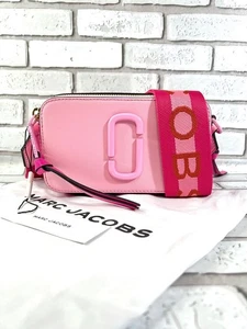 Brand New MARC JACOBS The Snapshot Camera Bag Shoulder Bag M0014538 961 PINKROS - Foto 1 di 7