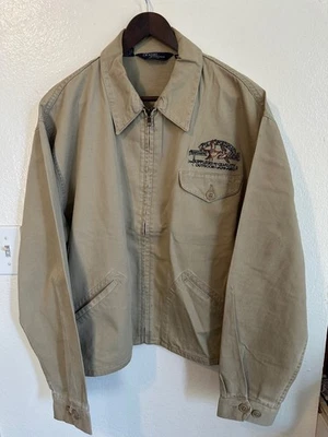 Vintage 90s Polo Ralph Lauren Sportsman Jacket Sz-M Made in USA Workwear RARE - Image 1 of 4