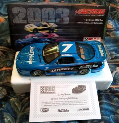 Autografiado Dale Jarrett # 7 True Value 2001 IROC Firebird Daytona Win 1/24 2003 Foto 1 de 4