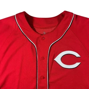 Vintage Cincinnati Reds Dynasty Jersey Men’s XL MLB Baseball 90s Red White - Picture 1 of 10