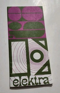 Vintage 1968 Elektra Records ausklappbarer Katalog Broschüre The Doors Strange Days Mod  - Bild 1 von 3