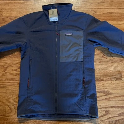 Patagonia Men's R2 Techface Jacket Full Zip Fleece Lined Navy Blue Small (S) NWT - Image 1 of 4