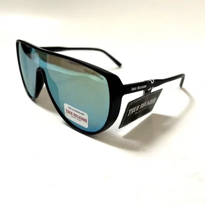 Новый оригинальный истинной религии щит солнцезащитные очки переливающийся зеркало матовый ацетат XZX - Изображение 1 из 4