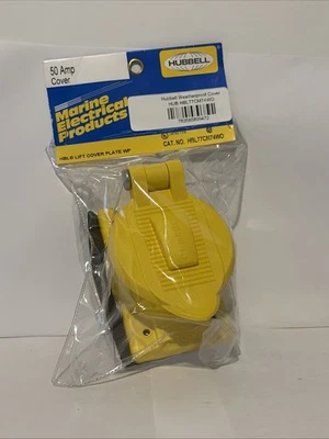 Hubbell Wiring Device Weatherproof Cover - Yellow - Image 1 of 2