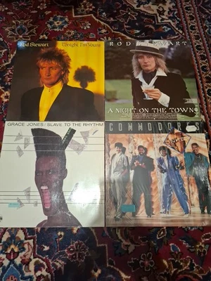 Konvolut LP Vinyl The Police Beatles Rod Stewart Dire Straits  Schallplatten 8 x - Bild 1 von 2