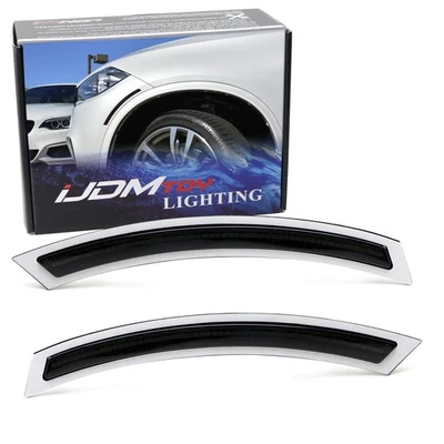 Euro Smoked Front Bumper Side Marker Reflex Replacement For BMW 14-19 F15 X5 X5M - Image 1 of 4