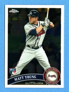 2011 Topps Chrome #185 Matt Young Atlanta Braves - Picture 1 of 1
