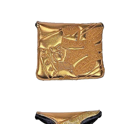 SWAG Gold King Golf Mallet Putter Head Cover - Image 1 of 2