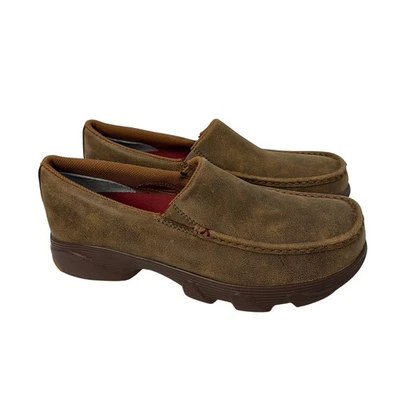 Zapatos Twisted X Para Hombre Talla 7 M Crossover Sin Cordones EVA Bomber Informales Cuero Marrón Foto 1 de 4