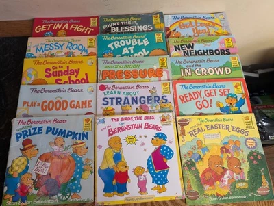 Berenstain Bears Books Children Kids Picture Stan Jan Lot of 15 Foto 1 de 4