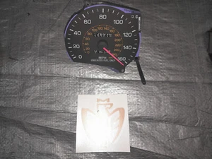 1991-1992 Toyota Mr2 TURBO  160 MPH SPEEDO SPEDOMTER  CLUSTER DISPLAY 3SGTE - Bild 1 von 2