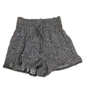 Abercrombie Dotted Polka Dot Pattern Hot Pants Short Comfortable Drawstring- XS - Picture 1 of 4