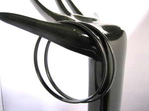 Pair black metal bracelets - Bild 1 von 4