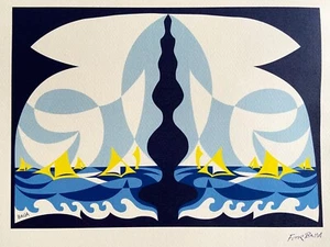 Giacomo Balla Lithographie 1968 Biennale von Venedig COA original nummeriert. - Bild 1 von 8