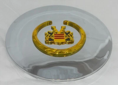 VOGUE CADILLAC DEVILLE DTS SEVILLE ELDORADO RODA ARO CROMADO TAMPA CENTRAL WCA-108 - Imagem 1 de 2