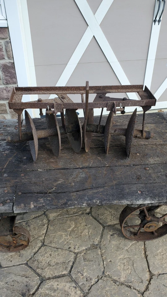 3 Three Point Hitch Disc Harrow Cultivators.  Category 0. Adjustable.  Unbranded - Image 1 of 4