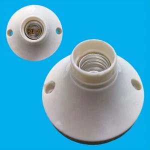 4x Small Edison Screw Socket SES E14 Light Bulb Holder Lamp Surface Fixing - Picture 1 of 5
