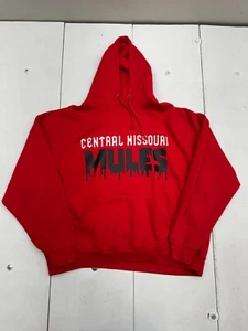 Pacific & Co Red University of Central Missouri Graphic Hoodie Mens Size Large - Picture 1 of 6