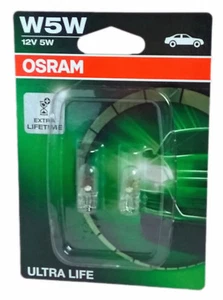 W5W OSRAM Ultra Life Extra Lifetime bis zu 4 fache Lebensdauer 2er 2825ULT-02B - Picture 1 of 2