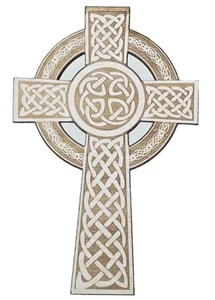 LARGE Celtic Cross - 15 Inches - St Patrick's Day Gift Personalized Irish Gaelic - Picture 1 of 8