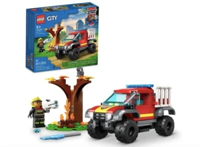 LEGO City 4x4 Fire Rescue Truck - Action-Packed Toy for Kids 5+ - Image 1 of 4