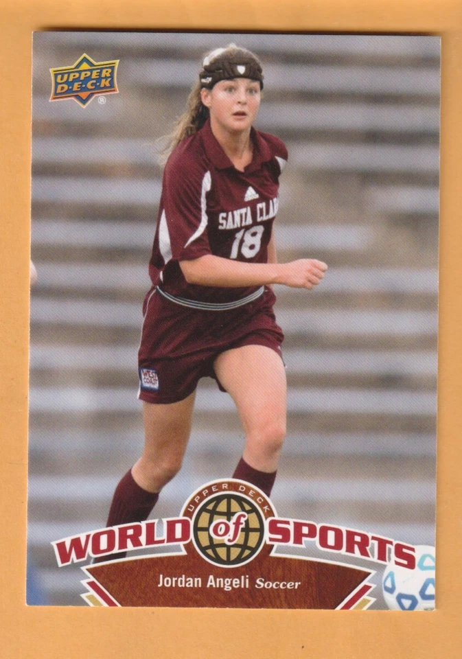 Jordan Angeli Santa Clara Broncos 2010 Upper Deck World of Sports #118 - Image 1 of 2