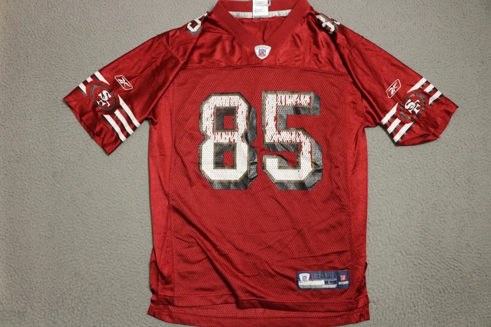Camiseta De Colección Vernon Davis San Francisco 49ers Niños 14-16 Grande Roja NFL Foto 1 de 4