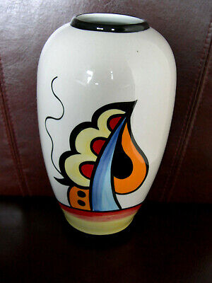 Lorna Bailey Round Vase Ravensdale Colourway Art Deco Signed New 1/1 Colour Way • 76.31€