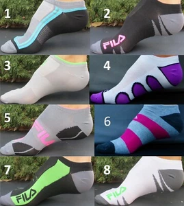 Calcetines FILA Mujer Corte Bajo Talla 9-11 Zapato 5-9.5 Cool Cell Atlético Deporte M Mediano - Imagen 1 de 9