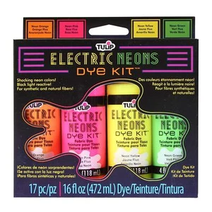 Neon Fusion Fabric Dye Kit - Vibrant 32714 Fdy Multi Fl Colors for Creative Craf - Picture 1 of 6