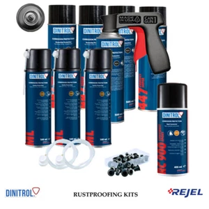 KIT ANTIROUILLE COPEAUX DE PIERRE DINITROL AÉROSOL PETITE FIESTA MINI MGBGT - Photo 1/2