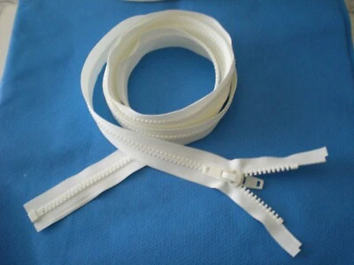 YKK 120 pulgadas blancas marinas con cremallera para botes, exterior, lona. Resistente. Grande Foto 1 de 4