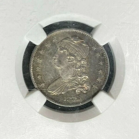 1832 CAPPED BUST SILVER QUARTER ~ NGC AU 55 ~NICE COIN~ Cover