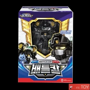Miniforce Super Cops BATTLE COP Black SWAT Police Transforming Robot Head Badge - Picture 1 of 8