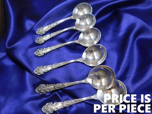 REED & BARTON FRENCH RENAISSANCE STERLING SILVER CREAM SOUP SPOON - EXC - Picture 1 of 9
