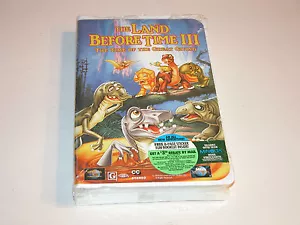 THE LAND BEFORE TIME III 1995 CLAMSHELL VHS MCA UNIVERSAL NEW FACTORY SEALED - Foto 1 di 3