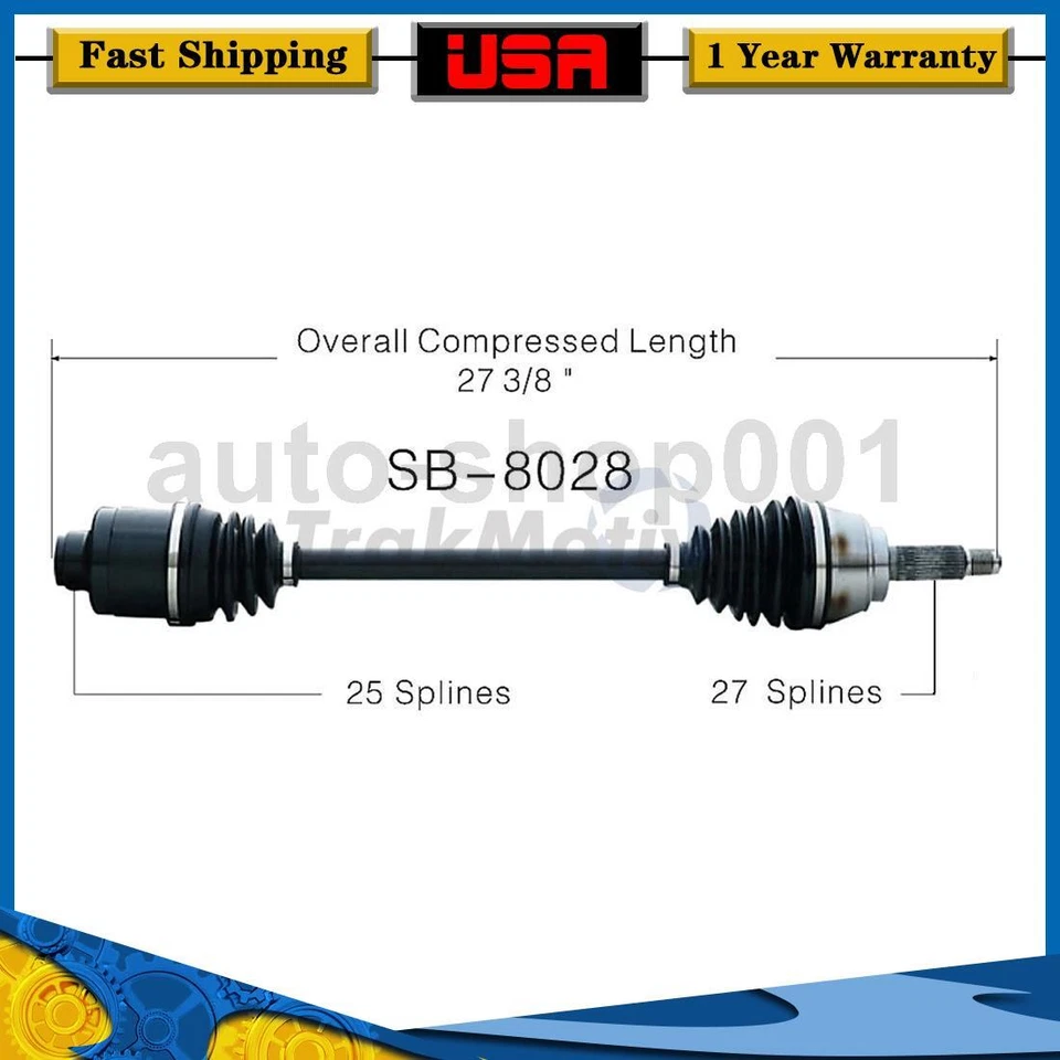 Eixo traseiro esquerdo CV junta eixo para Subaru Justy 1994 1993 1992 1991 1990 1989 - Imagem 1 de 1