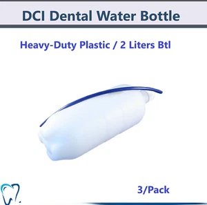Botellas de agua dentales de plástico de alta resistencia de 2 litros con tapa y tubo PN6932/8164 - Imagen 1 de 2
