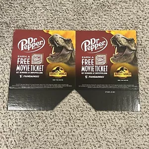 NEW Jurassic World Dominion 2022 Dr Pepper Cardboard Store Display - RARE - Picture 1 of 6