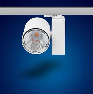 LED 3 Phasen Strahler 30W K20W Warmweiss für Schienensystem - Bild 1 von 5