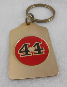 Vintage 90's 4 X 4 Brass Medallion Metal Key Chain Made In USA KF3 - Picture 1 of 6