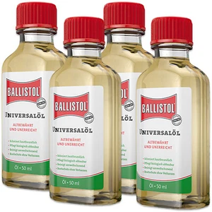 4x Ballistol 21000 Uniwersalny olej Płynny olej Olej maszynowy Olej do broni Olej pielęgnacyjny 50ml - Zdjęcie 1 z 2