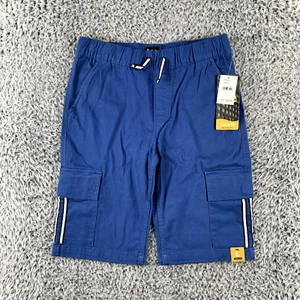Lee Cargo Shorts Boys Large Cobalt Blue Relaxed Fit Casual Deadstock NWT - Picture 1 of 23