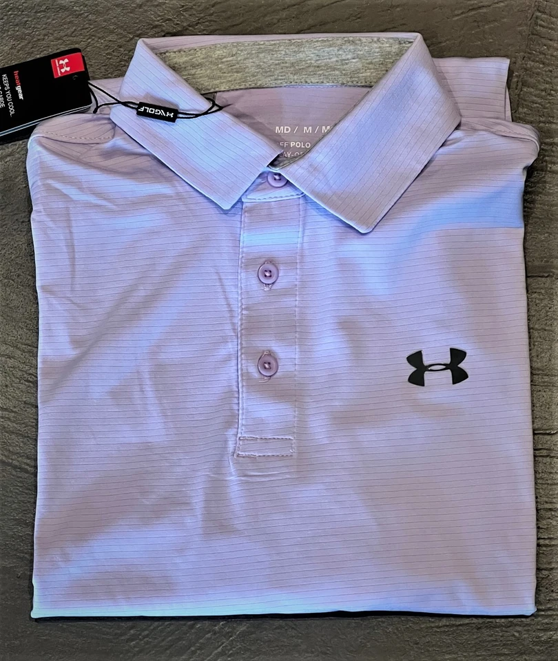 Camisa polo masculina UA Under Armour musculosa golfe playoff atlética preta marinha nova - Imagem 1 de 1